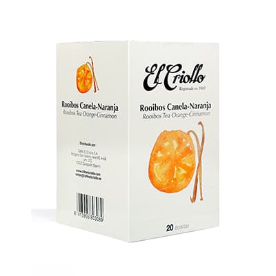 Te rooibos de canela y naranja